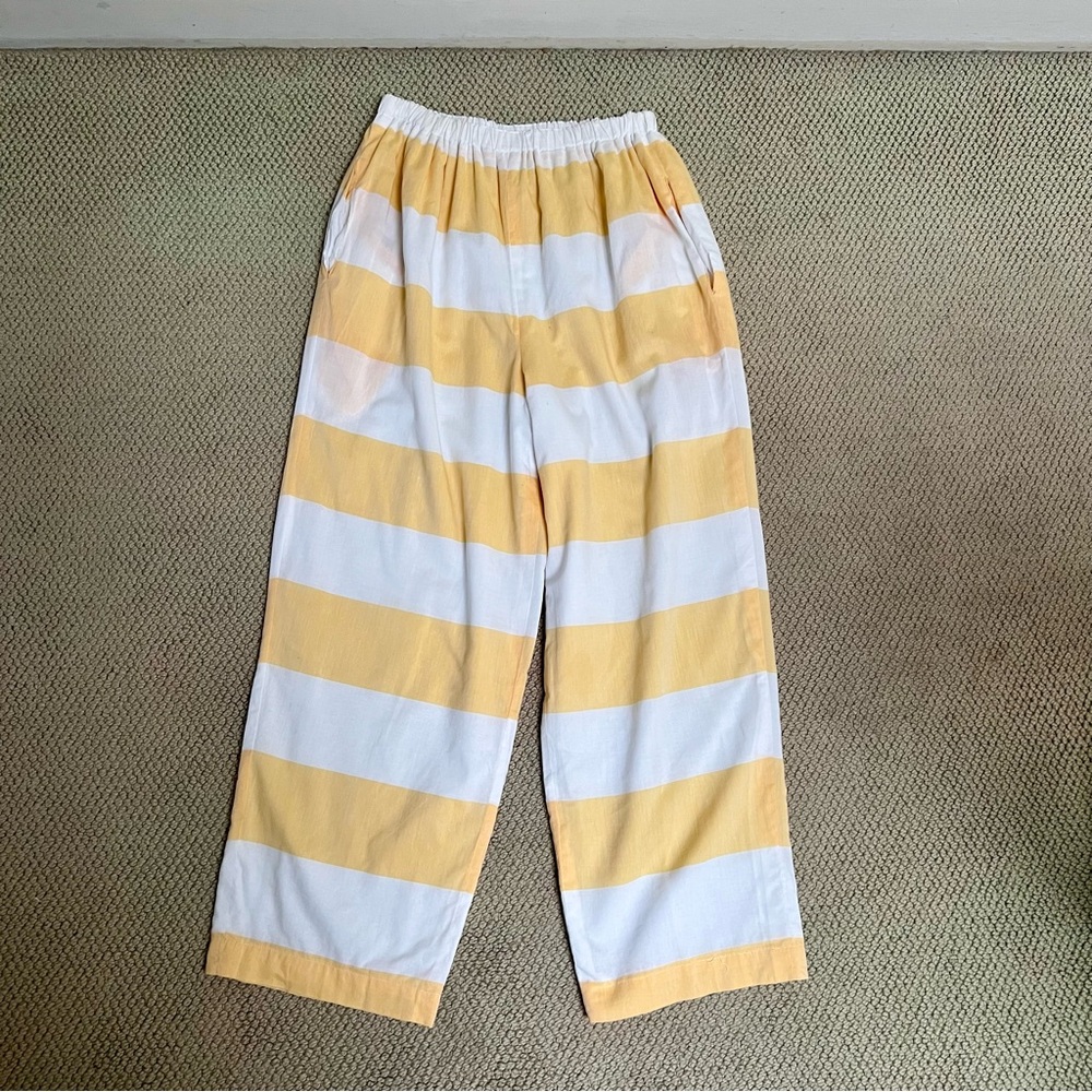 Alpha Cubic Striped Trousers